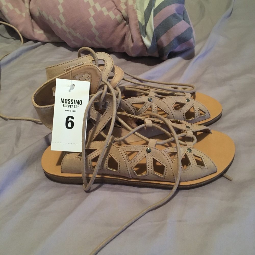 Wrap around sandals